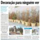 Paisagismo urbano em Blumenau ciprestes Rua XV de Novembro abandonadas na Vila Germânica CDL fará manutenção Cristian Weiss Cristian Edel Weiss Jornal de Santa Catarina RBS NSC Comunicação