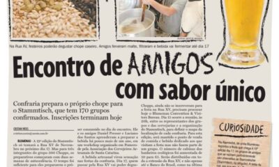 Stammtisch Blumenau Cristian Edel Weiss Cristian Weiss Jornal de Santa Catarina inscricoes jornalista de dados multimídia Alemanha Brasil tradições alemãs Rua XV de Novembro