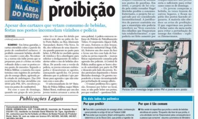 jovens ignoram proibicao blumenau polícia militar sossego bagunça bebedeira Cristian Edel Weiss Jornal de Santa Catarina jornalista de dados multimídia Alemanha Brasil