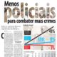 menos policiais para combater mais crimes segurança assalto blumenau polícia militar batalhão estatistica Cristian Edel Weiss Jornal de Santa Catarina jornalista de dados multimídia Alemanha Brasil